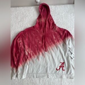NWT University of Alabama Crimson Tide Tie Dye Hoodie - XL